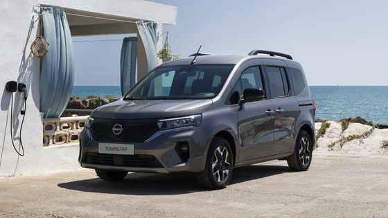 Comfortabele rijpositie en praktische cabine met goede waarde Nissan Townstar MPV Pure Ev met WLTP 285km