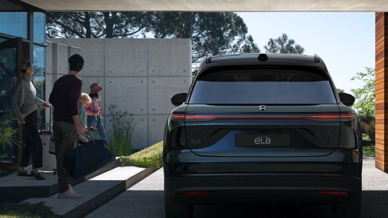 Nieuwe energievoertuigen 2024 Nio EL8 Weilai Elektrische voertuigen 75kwh batterij 480kw ((653Ps) motorkracht 390km WLTP Bereik ev auto