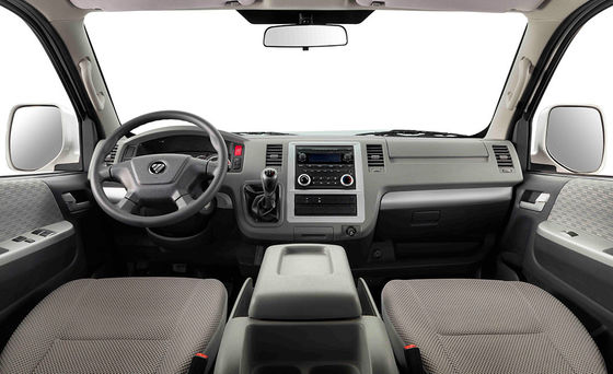 2 zitplaatsen 5.34m Pure Electric Long Axle Flat Top Closed Truck 41.86kwh Battery 227km bereik