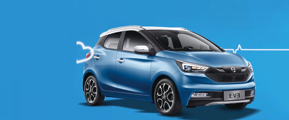 100km/h snelle de Autosedan 302km NEDC van de Snelheids Elektrische Auto JMC EV3 New Energy EV