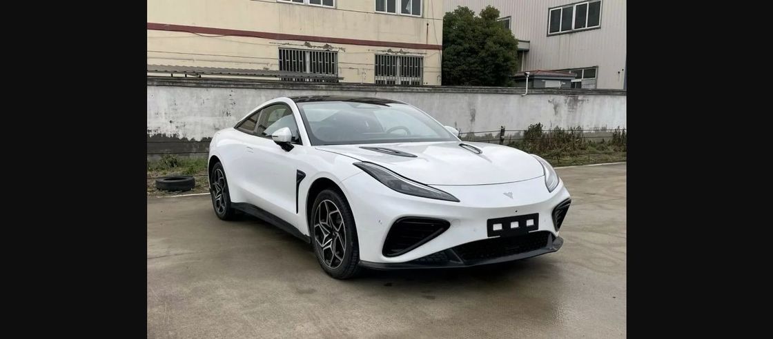 64.27kwh accu-aangedreven voertuigen @NEZHA GT 560km bereik energiebesparende 2 deuren 4 zitplaatsen hardtop sportwagen