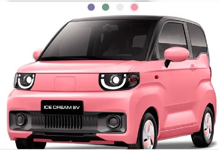 Gezellige en praktische elektrische auto- Chery QQ Ice Cream Qirui 2024 170 km 205 km 3 deuren 4 zitplaatsen Mini EV Minicar