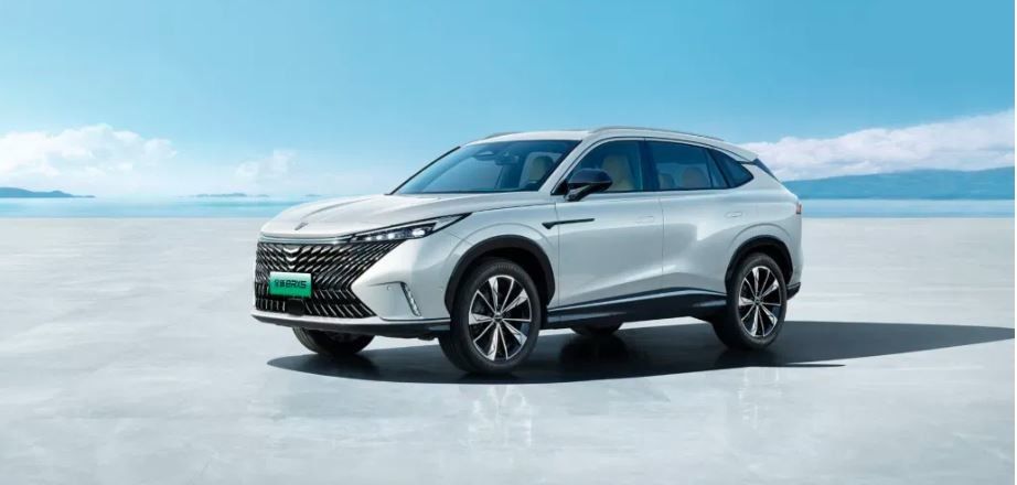 2023 Topverkopende China EV Car 5-deurs 5 zitplaatsen 500 km rijbereik Roewe ERX 5 SUV Hybrid Car @ topsnelheid 200km/h