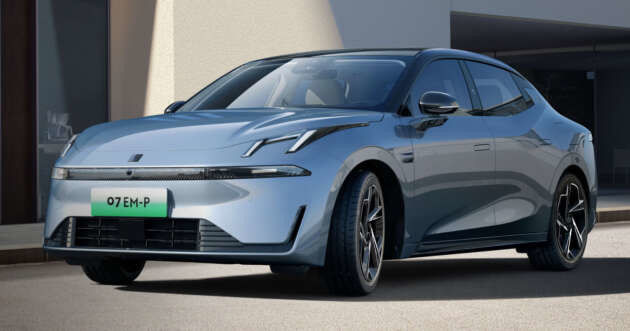 Krachtige nieuwe hybride auto LYNK&CO 07 EM-P met 163 pk en 255 Nm van het koppel en 160 kW motorkracht & 3 snelheid DHT versnellingsbak